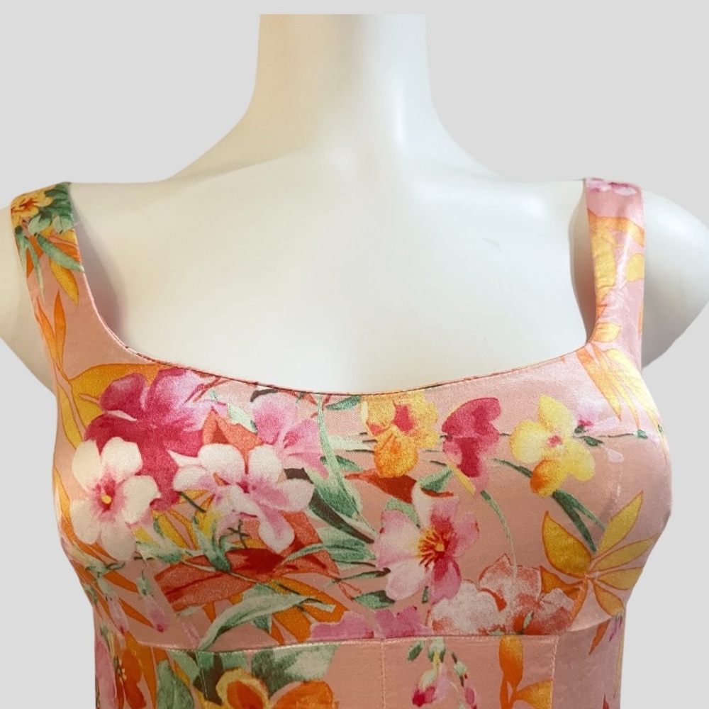 DOLCE & GABBANA D&G BUSTIER FLORAL DRESS SIZE 38 - Picture 11 of 16